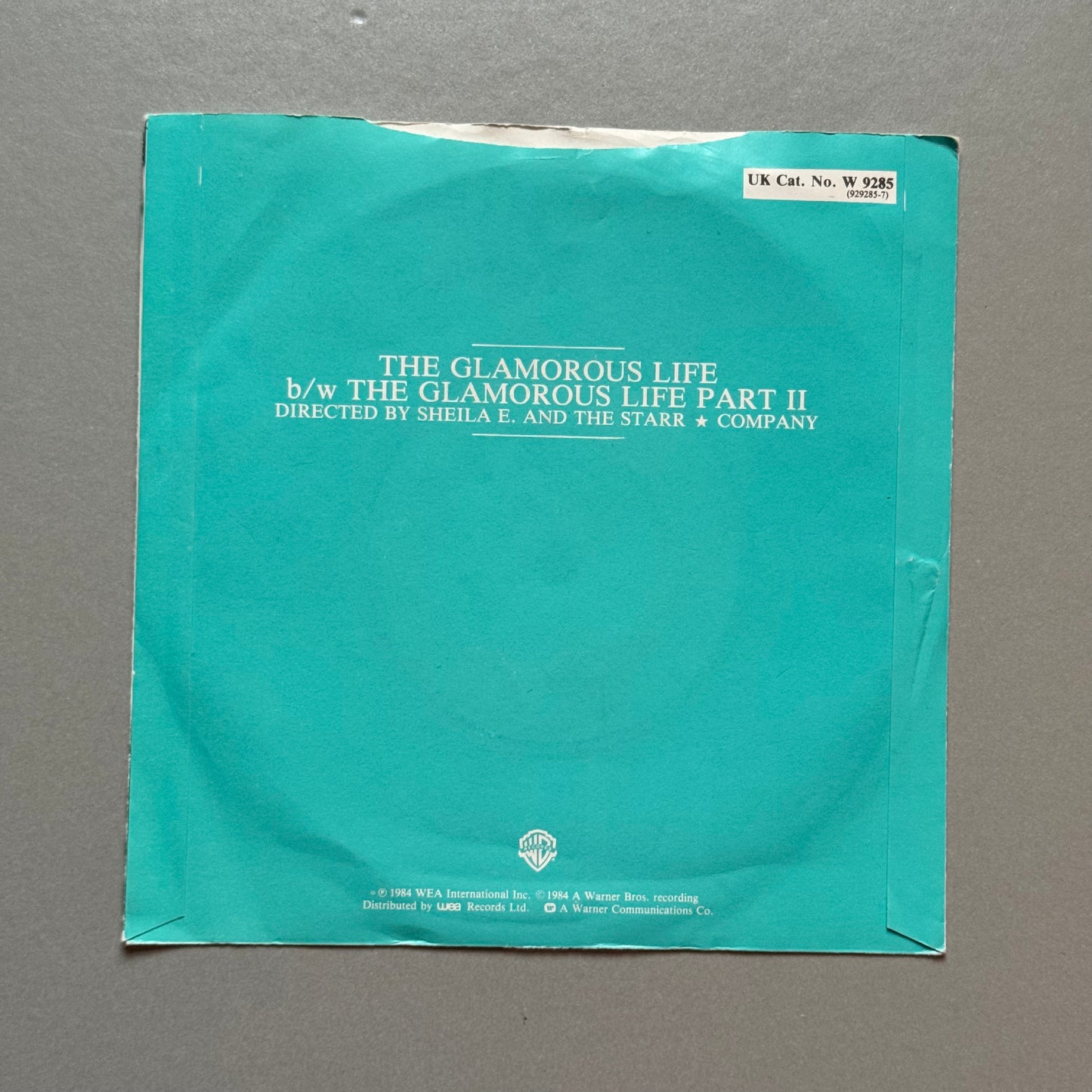 Sheila E. The Glamorous Life UK 7” single