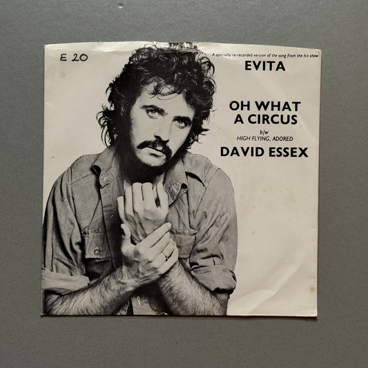 David Essex Oh What a Circus UK 7” single
