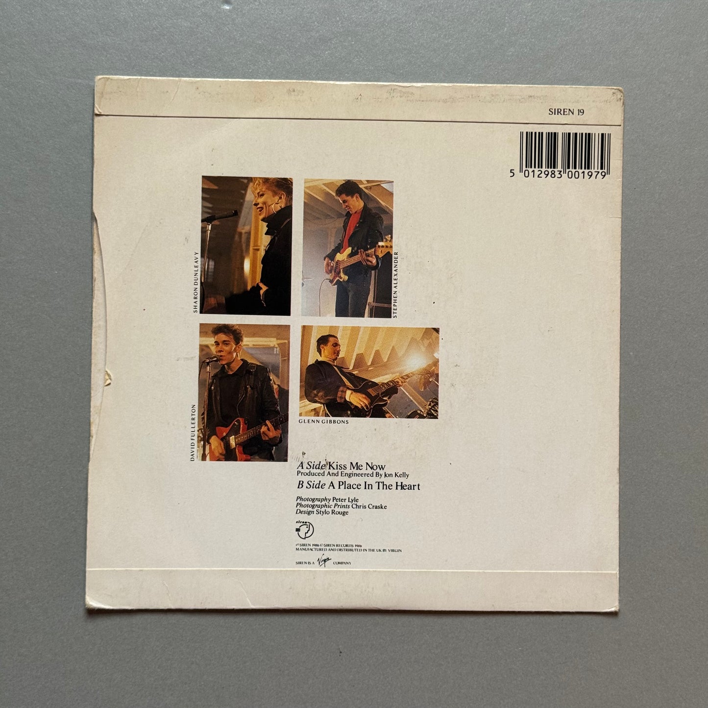 Fruits of Passion Kiss Me Now UK 7” single