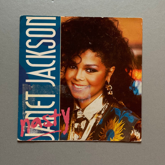 Janet Jackson Nasty UK 7” single