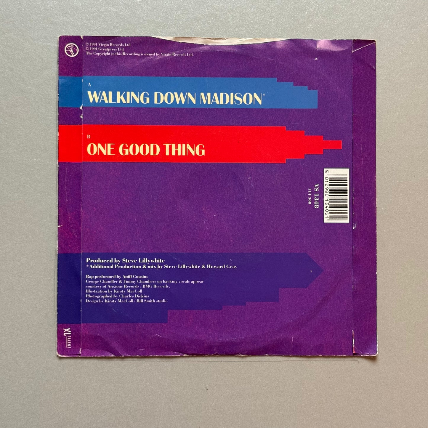 Kirsty MacColl Walking Down Madison UK 7” single