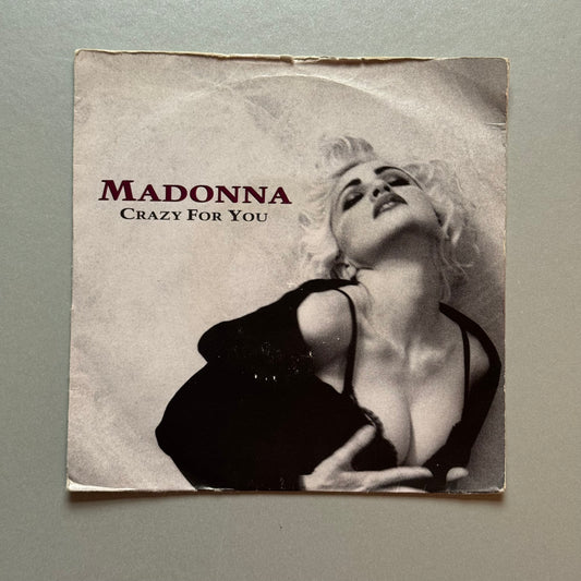 Madonna Crazy For You UK 7” single 1991 reissue