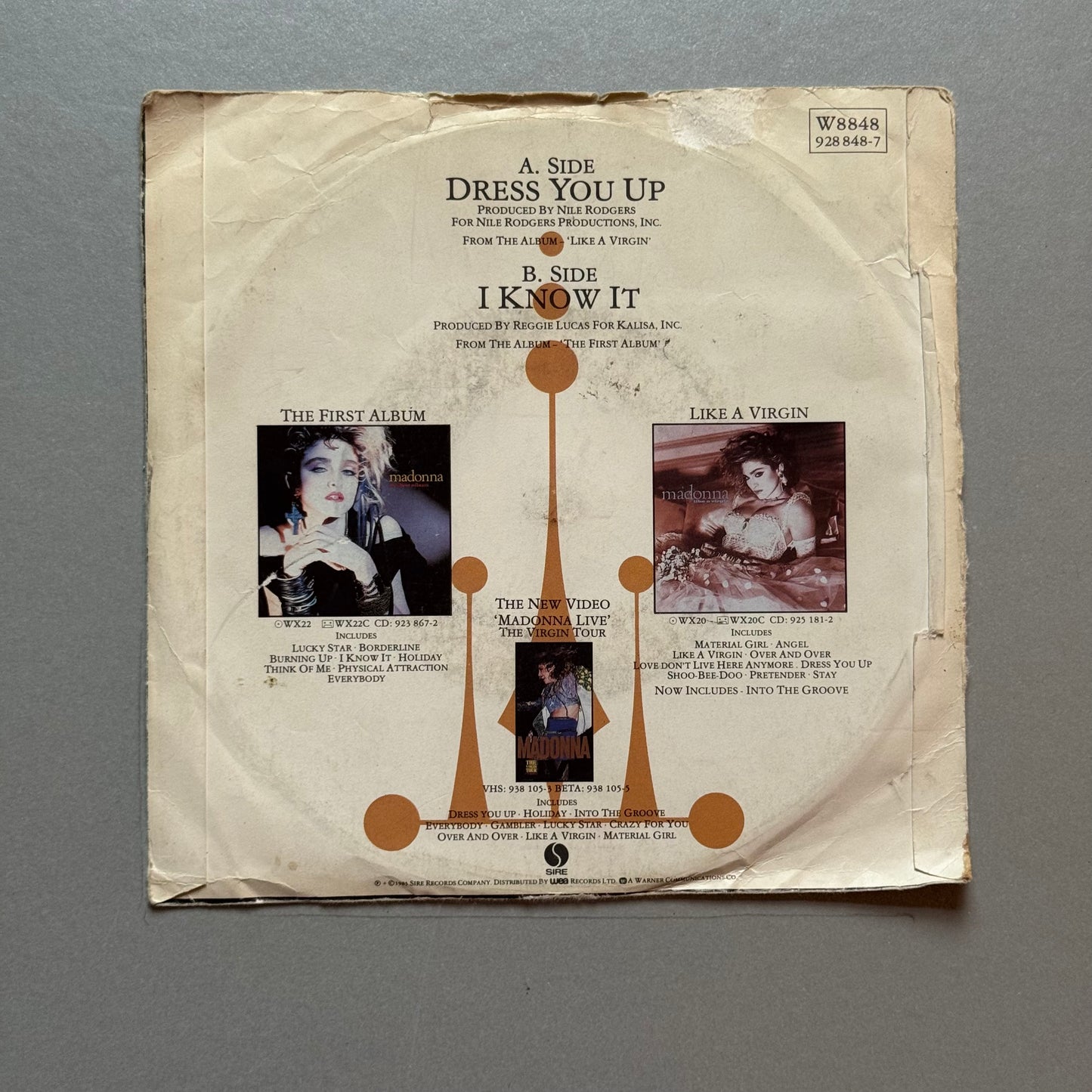 Madonna Dress You Up UK 7” single