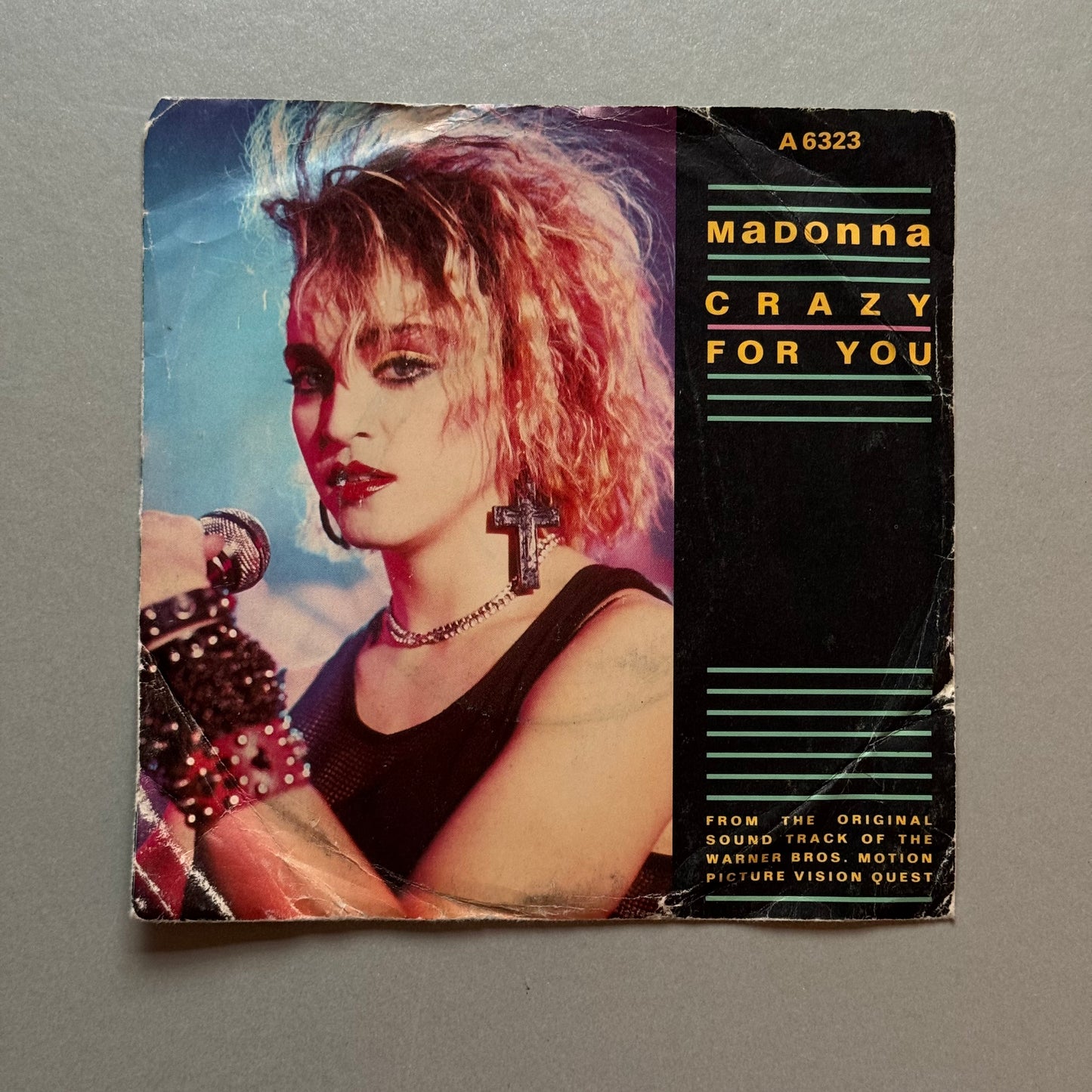 Madonna Crazy For You UK 7" single