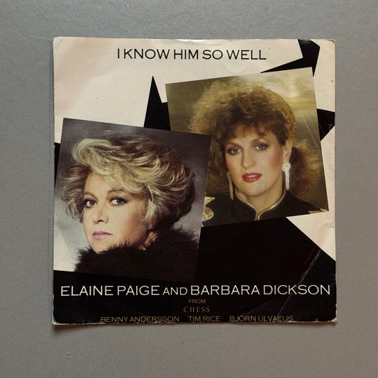 Elaine Paige and Barbara Dickson I Know Him So Well UK 7” single