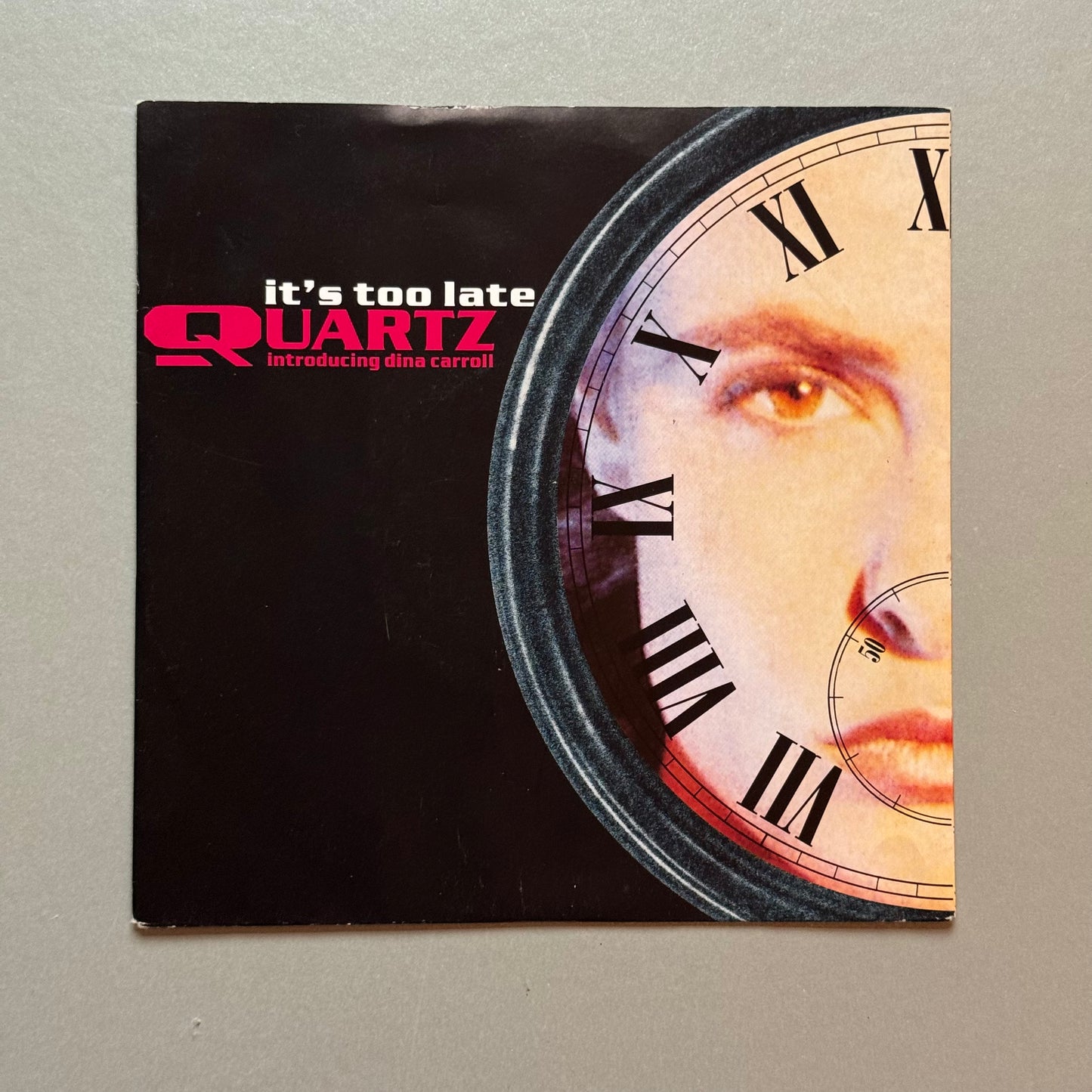 Quartz introducing Dina Carroll It’s Too Late UK 7” single
