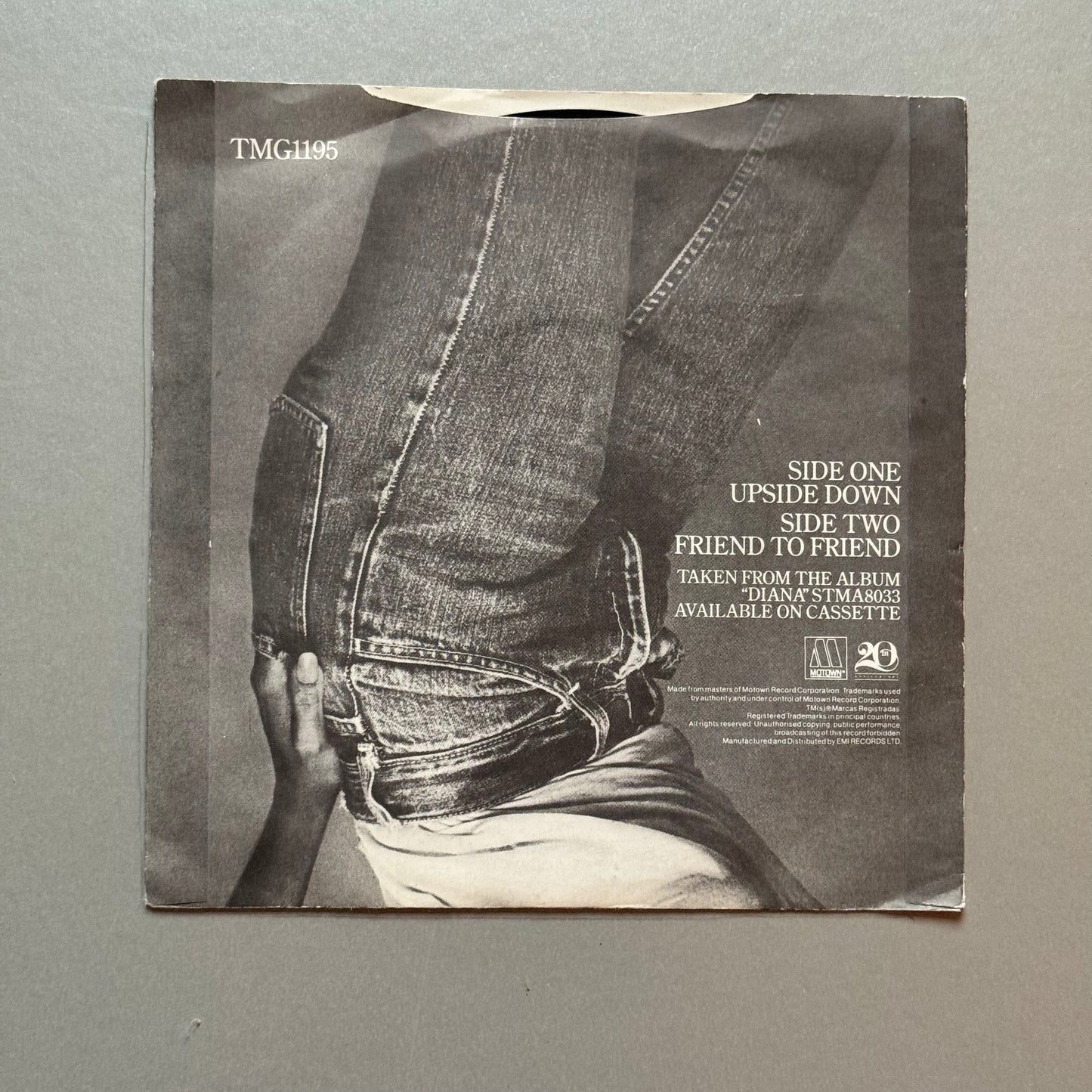 Diana Ross Upside Down UK 7” single