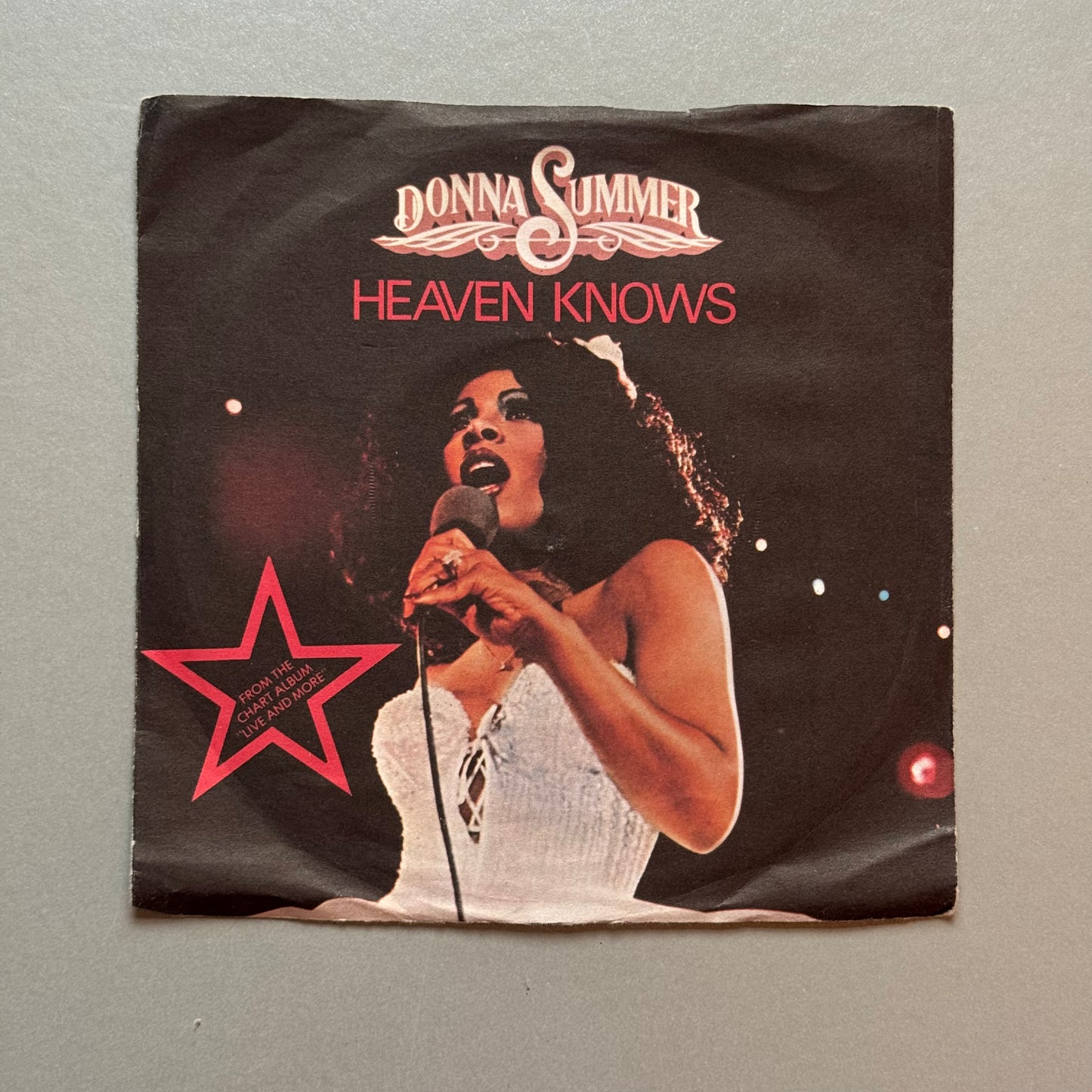 Donna Summer Heaven Knows UK 7” single