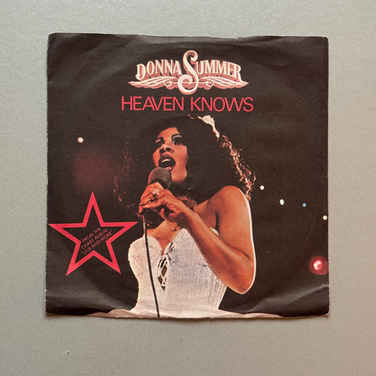Donna Summer Heaven Knows UK 7” single