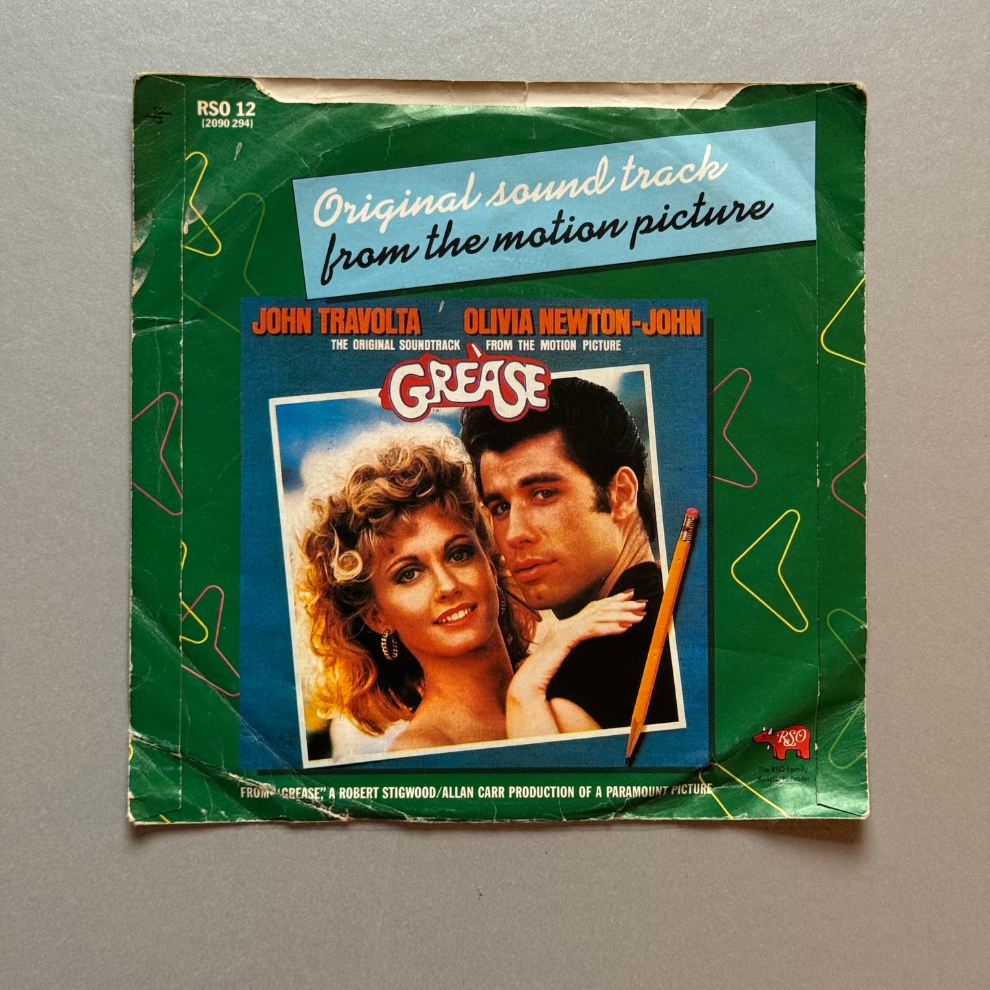 Franki Valli Grease UK 7” single