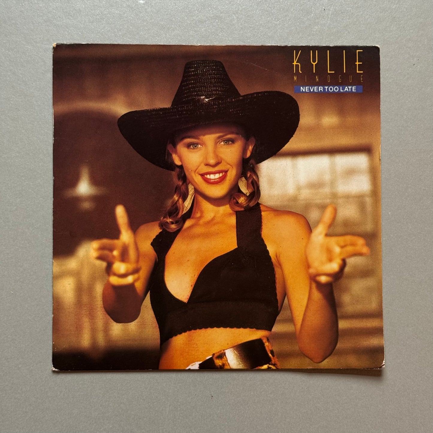 Kylie Minogue Never Too Late UK 7” single