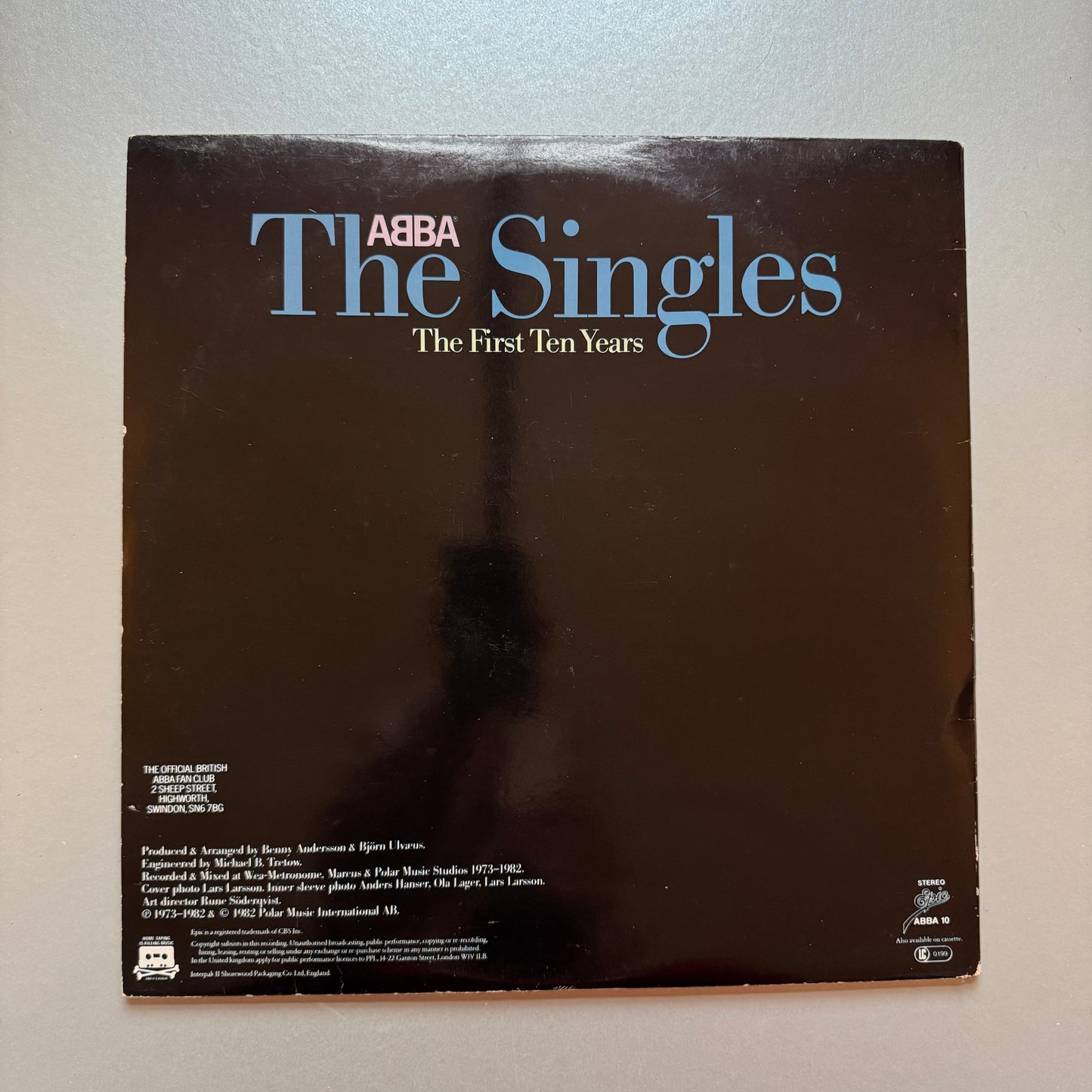 ABBA The Singles the First 10 Years UK vinyl LP