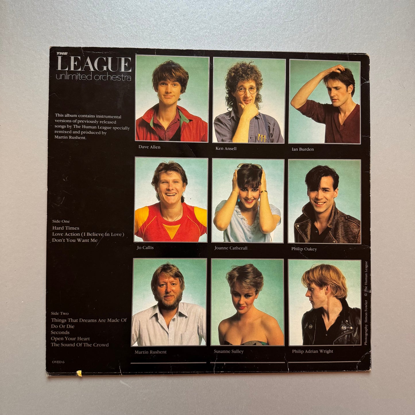 The League Unlimited Orchestra Love and Dancing UK vinyl LP