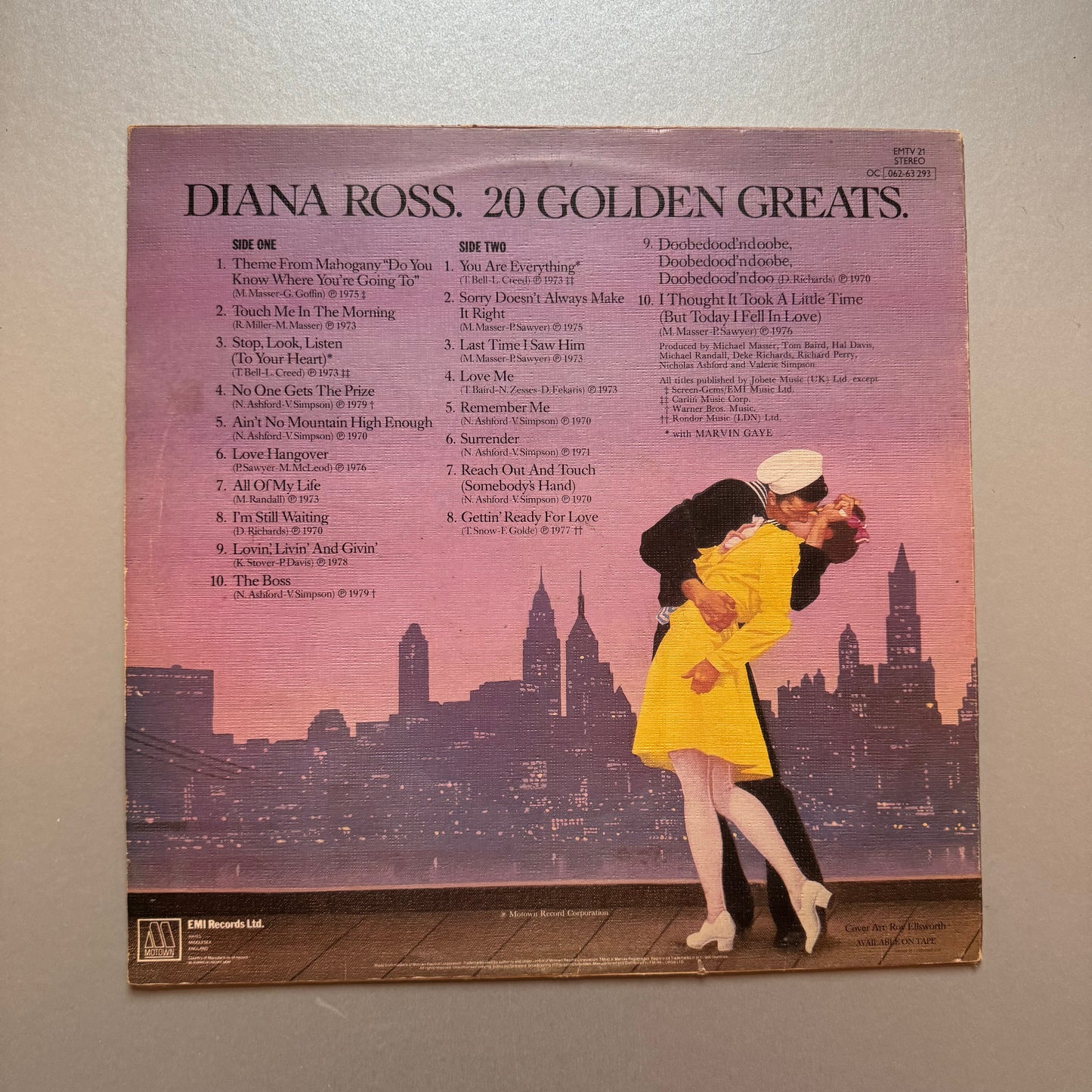 Diana Ross 20 Golden Greats UK vinyl LP
