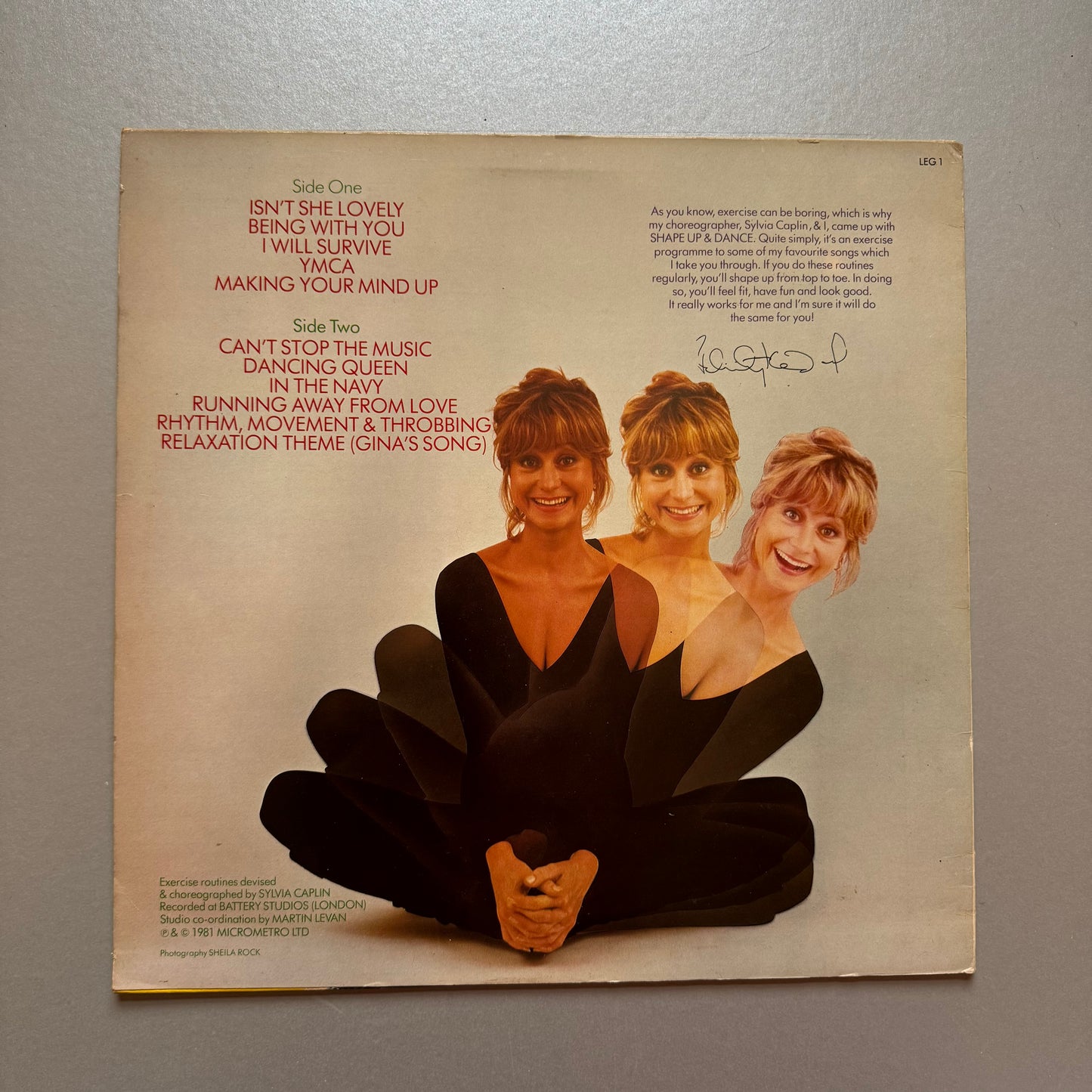 Shape up and Dance with Felicity Kendal UK vinyl LP