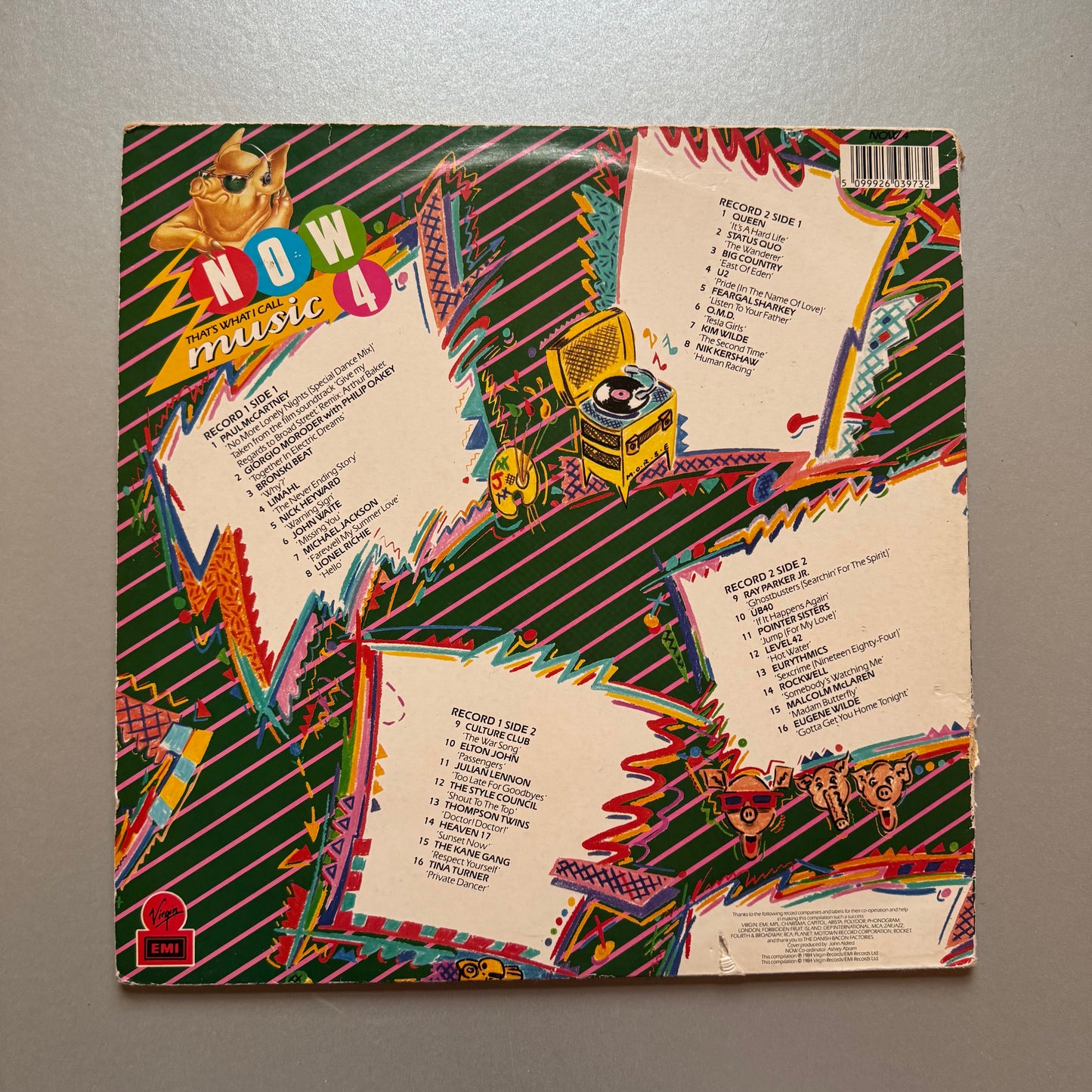Now That's What I Call Music 4 UK vinyl LP
