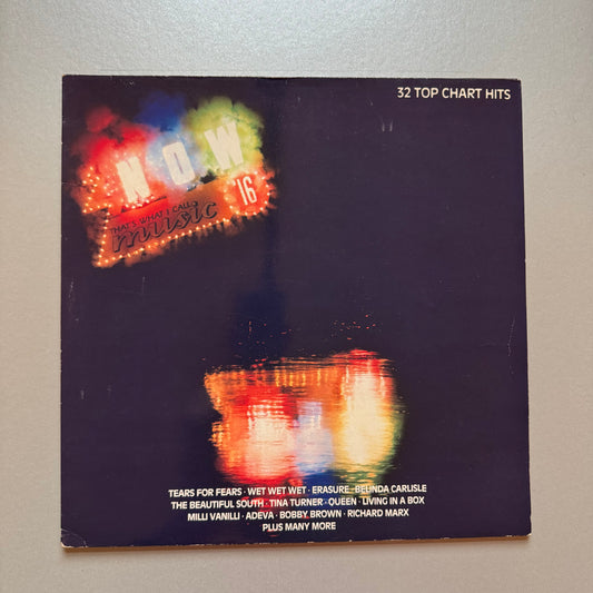 Now That's What I Call Music 16 NEAR MINT UK vinyl LP