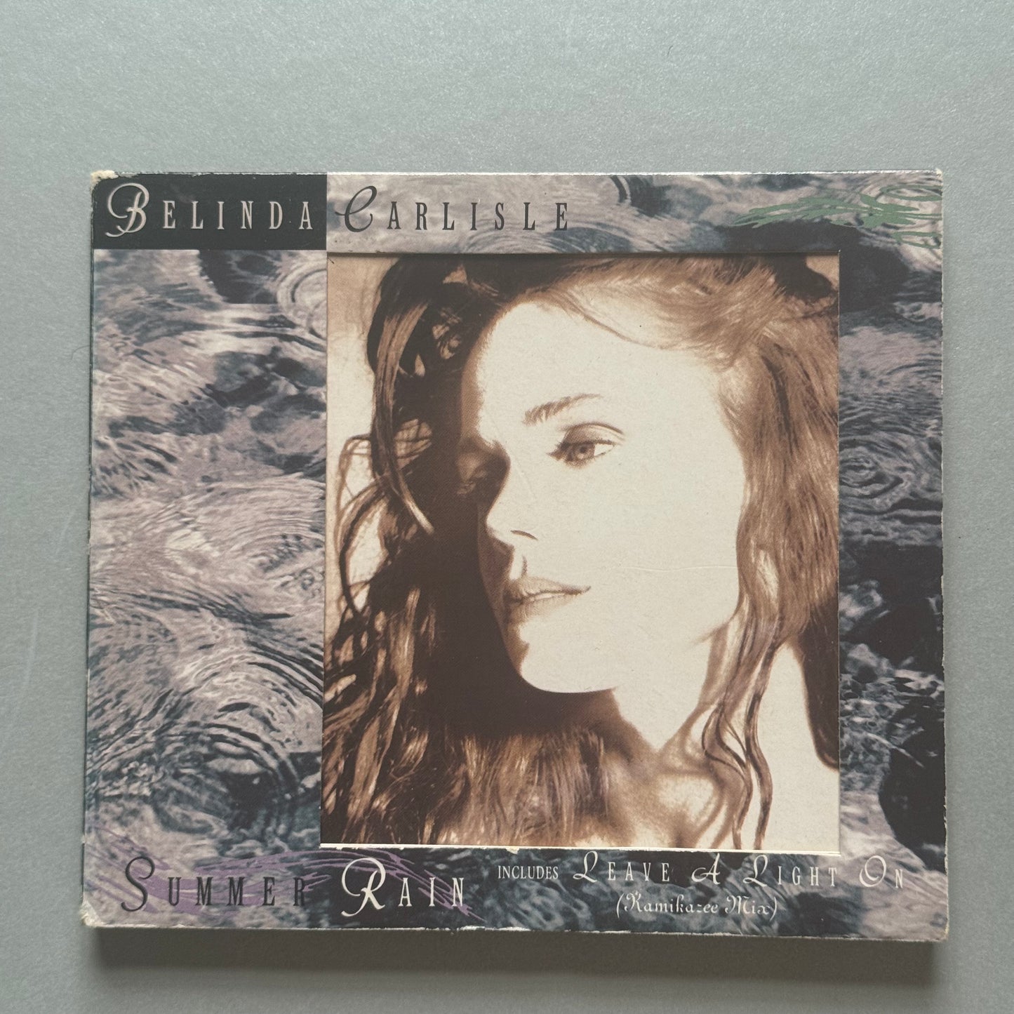 Belinda Carlisle Summer Rain UK CD single
