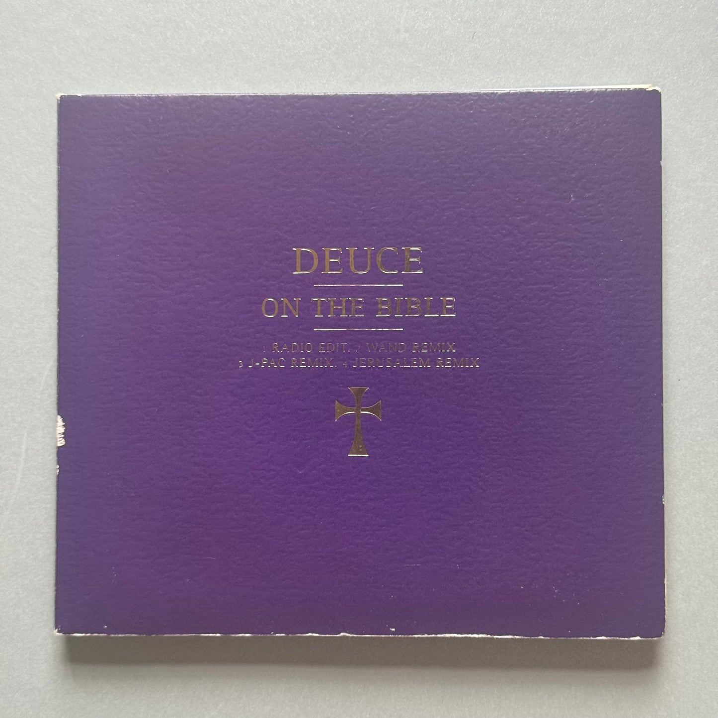 Deuce On the Bible UK CD single
