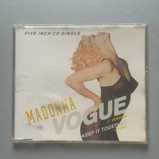 Madonna Vogue UK CD single