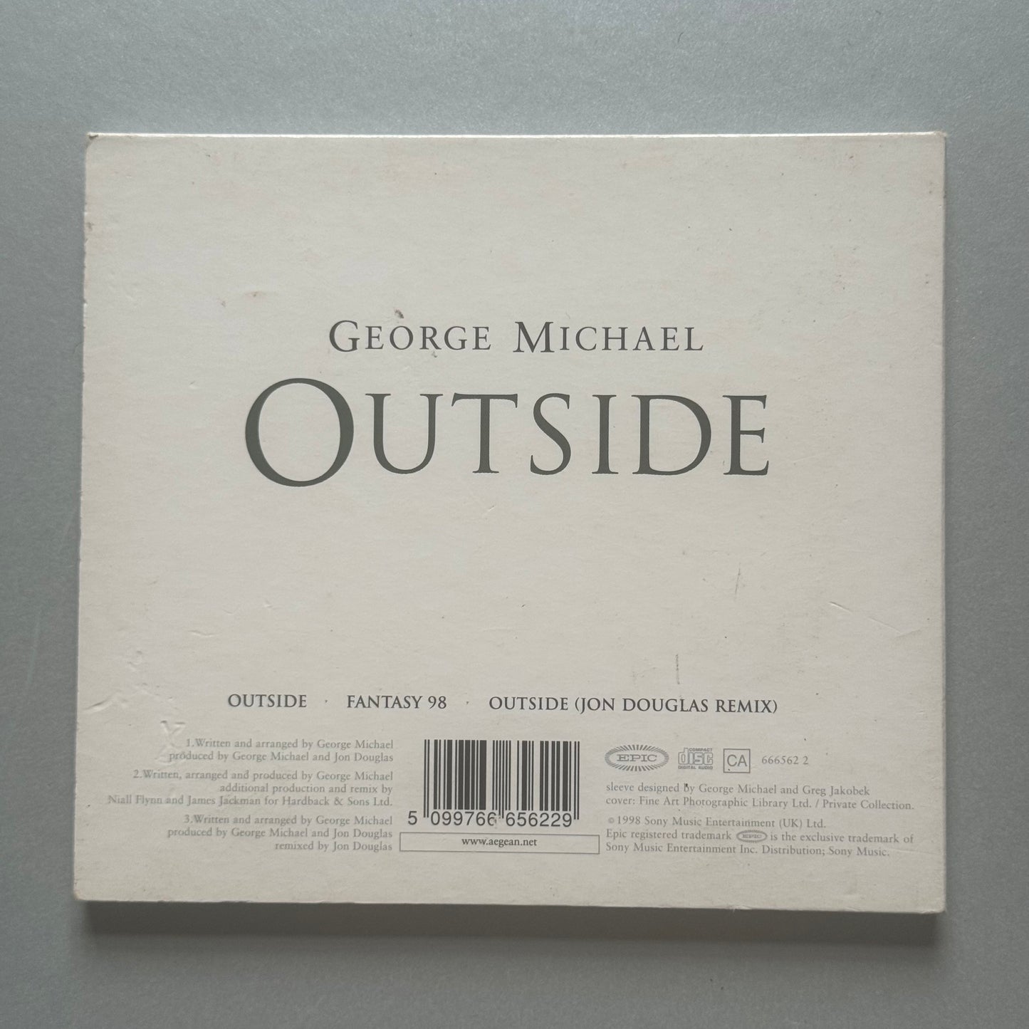 George Michael Outside UK CD single