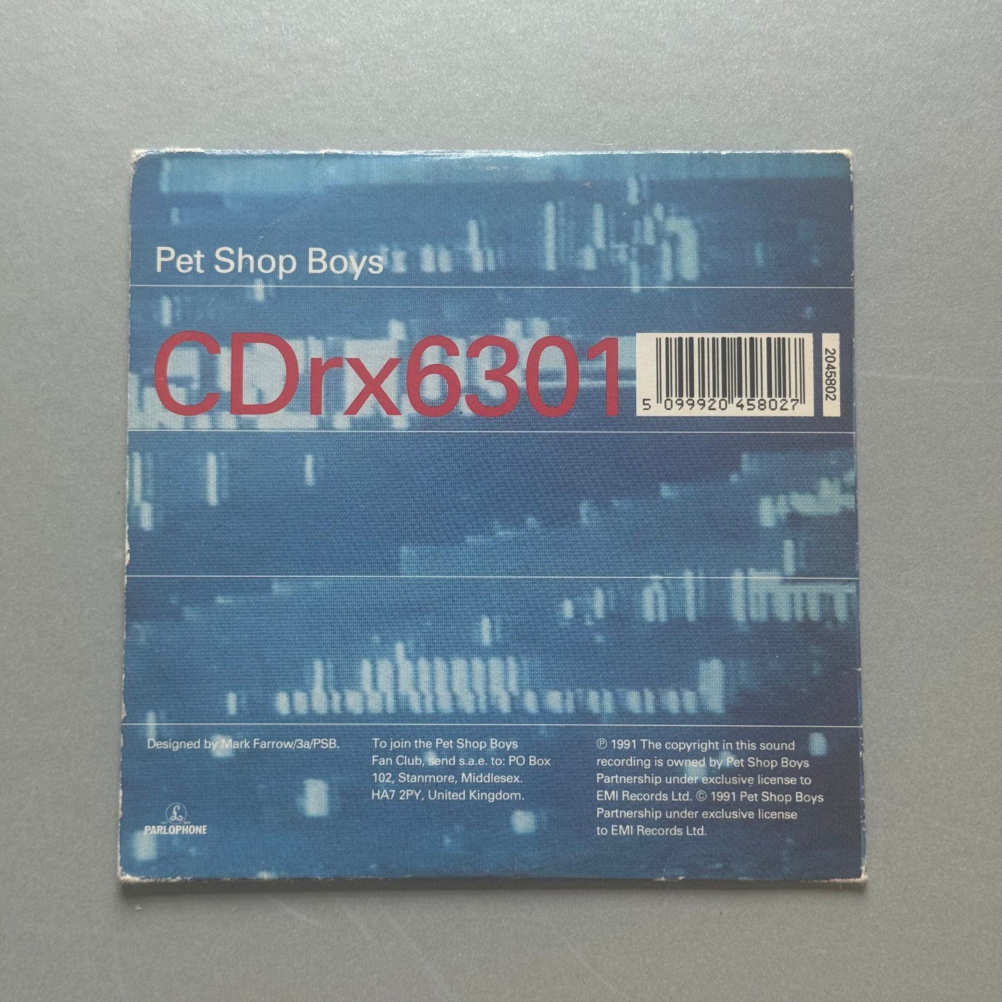 Pet Shop Boys Dj Culturemix UK CD single