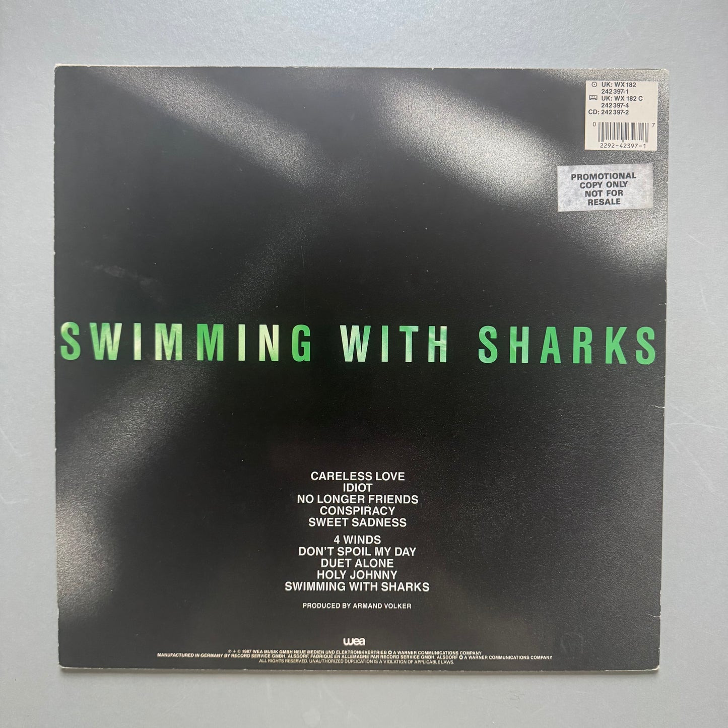 Swimming With Sharks/Humpe Humpe Swimming With Sharks UK promo vinyl LP