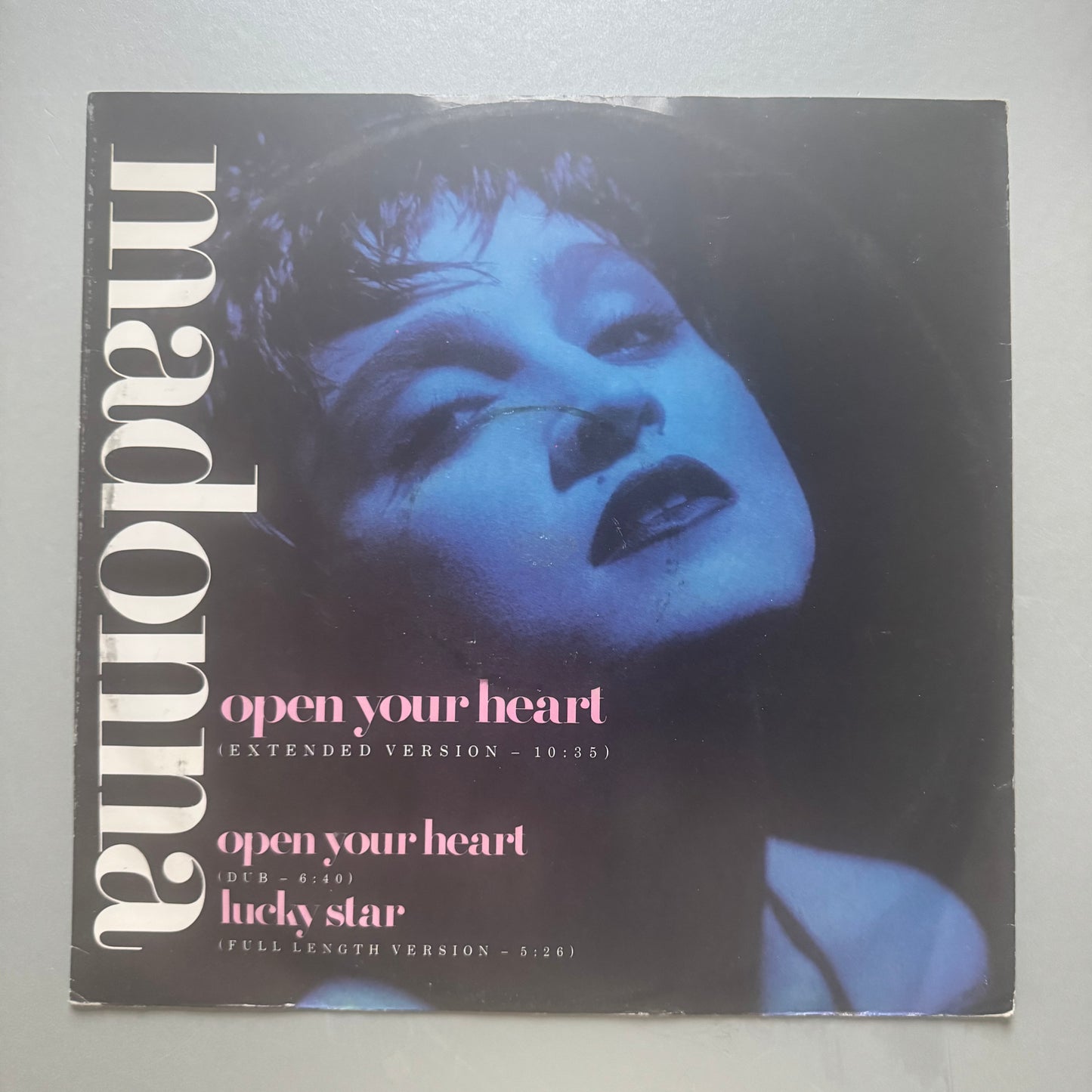 Madonna Open Your Heart UK 12” single
