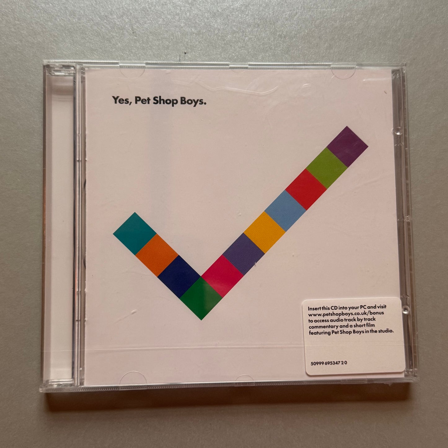 Pet Shop Boys Yes UK promo CD