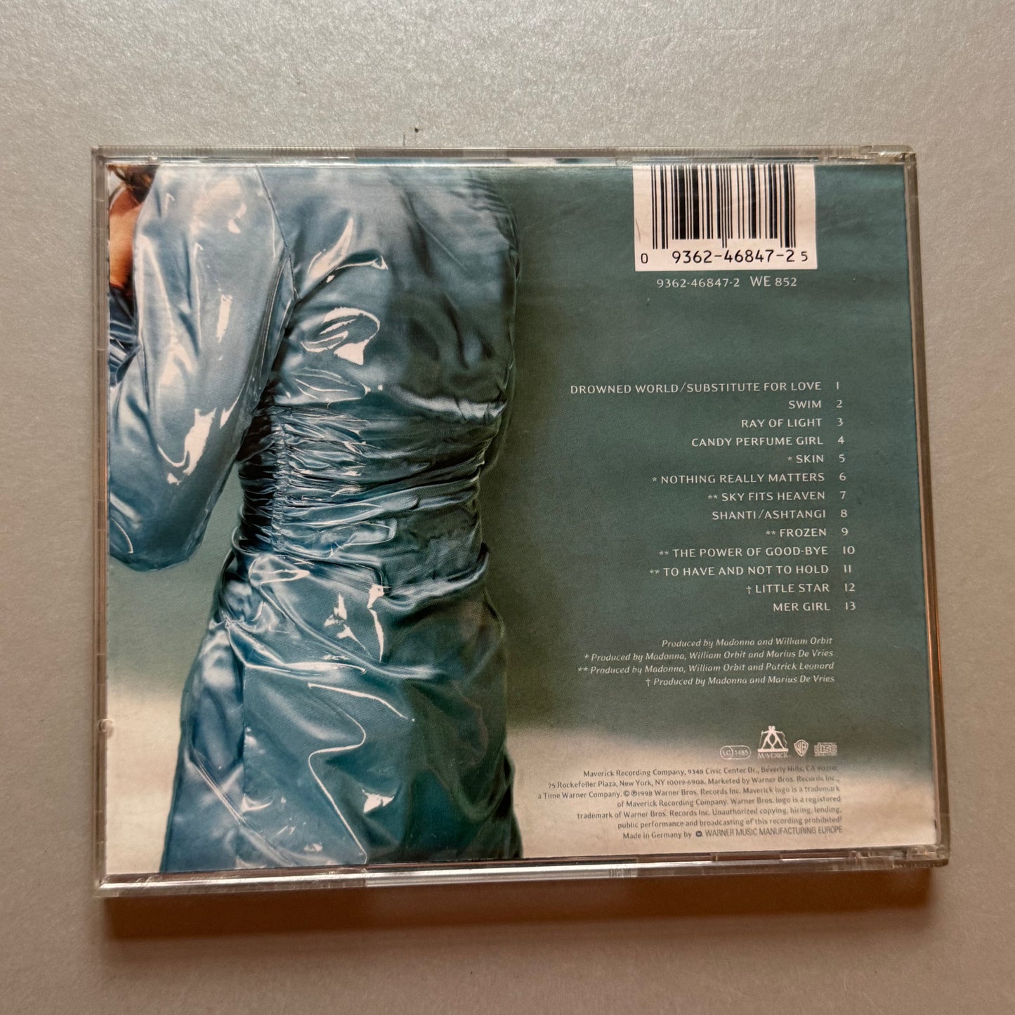Madonna Ray of Light UK CD