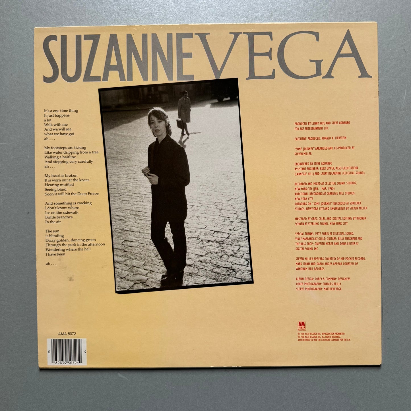 Suzanne Vega Suzanne Vega UK LP