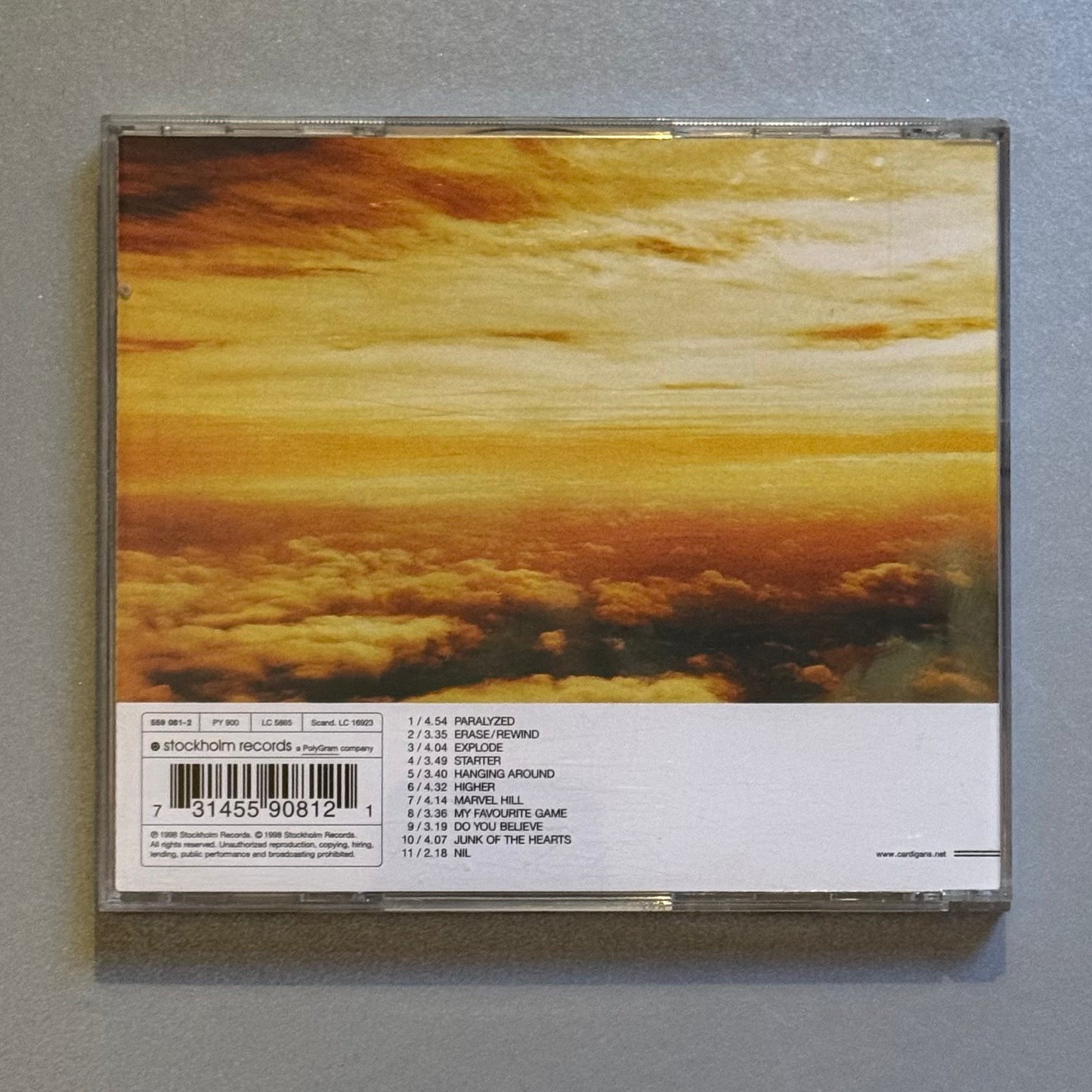 The Cardigans Gran Turismo UK CD