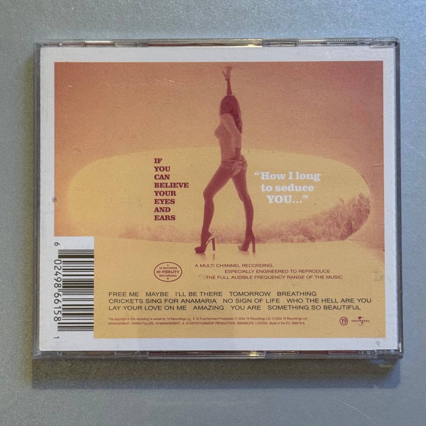 Emma Free Me UK CD