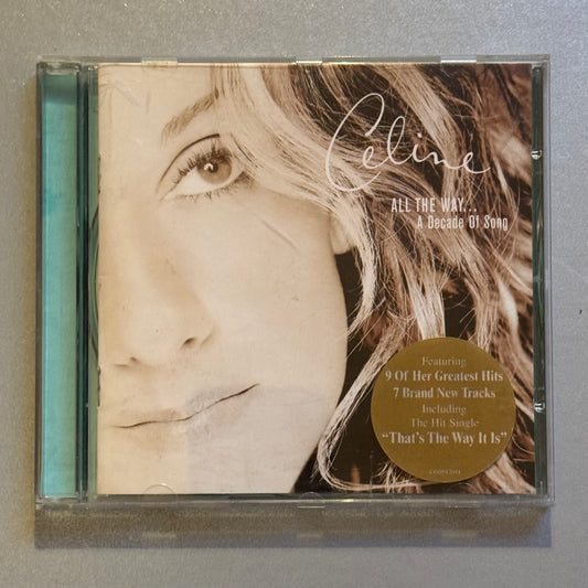 Celine Dion All The Way a Decade of Song UK CD
