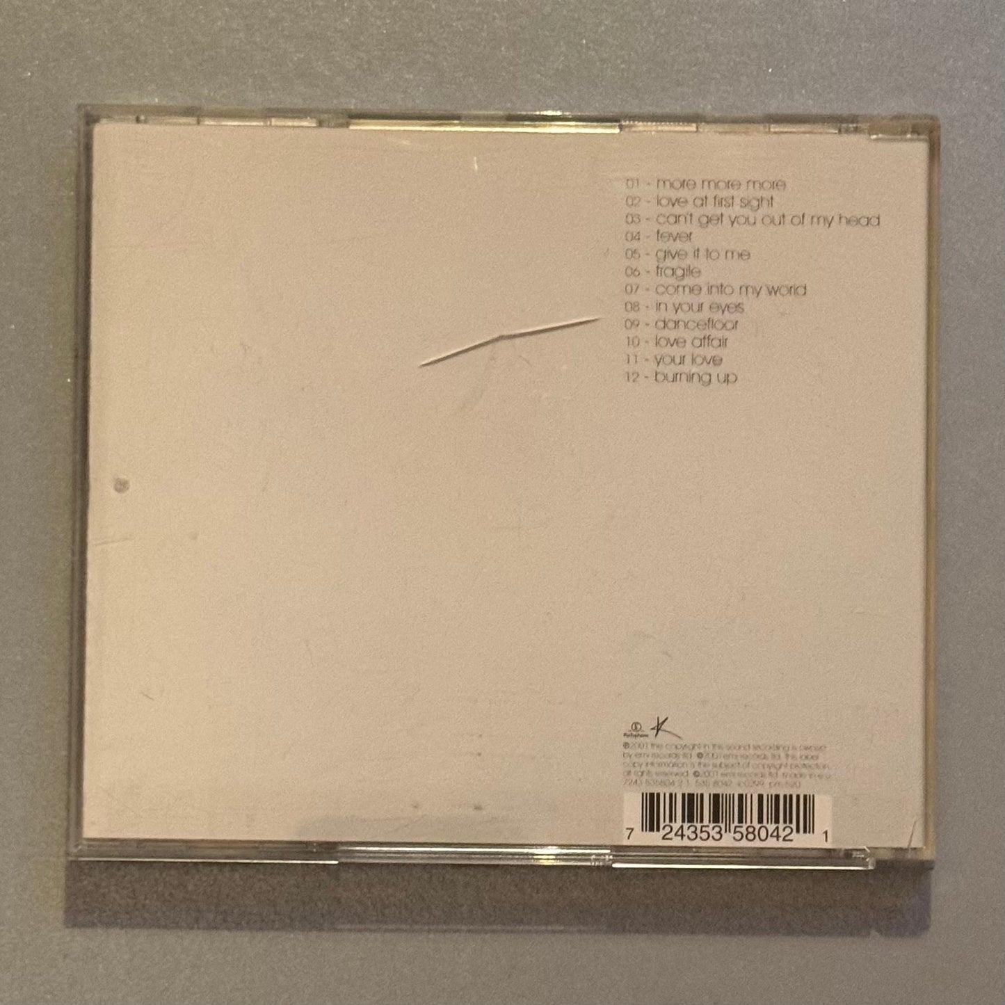 Kylie Minogue Fever UK CD