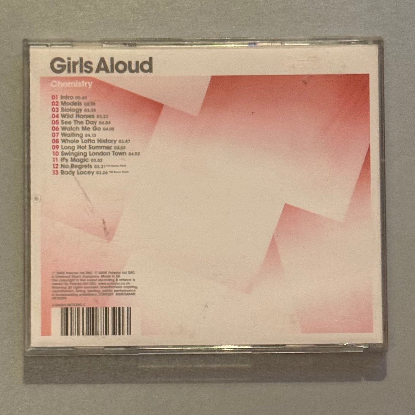 Girls Aloud Chemistry UK CD