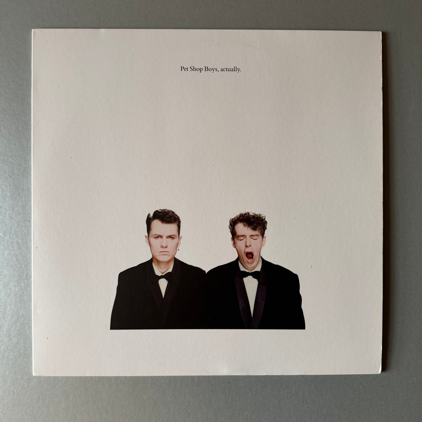 Pet Shop Boys Actually 2018 vinyl remaster LP