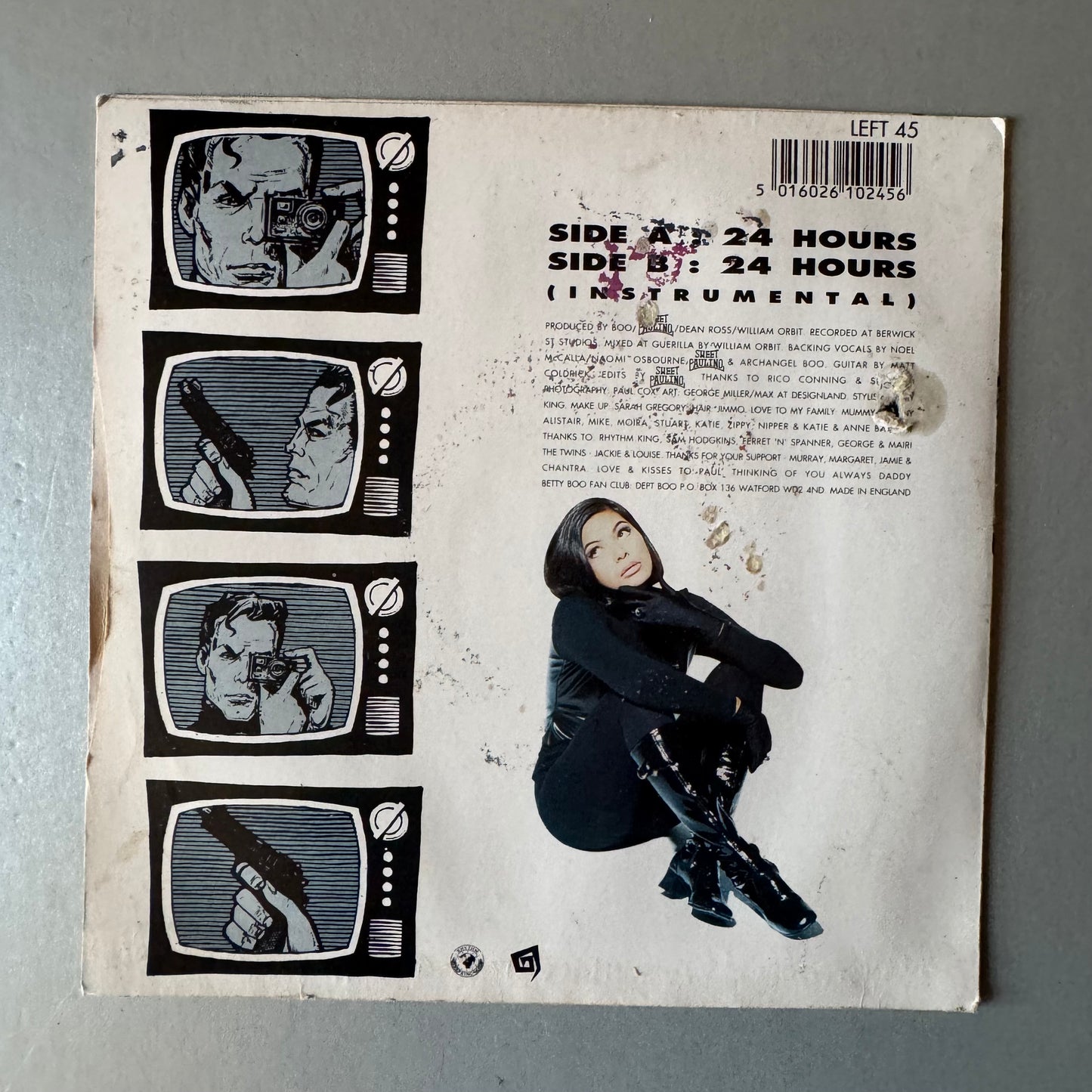 Betty Boo 24 Hours UK 7" single