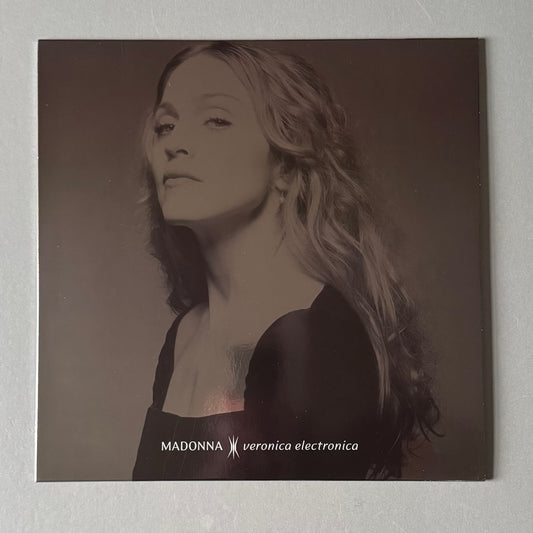 Madonna Veronica Electronica UK silver marbled vinyl LP