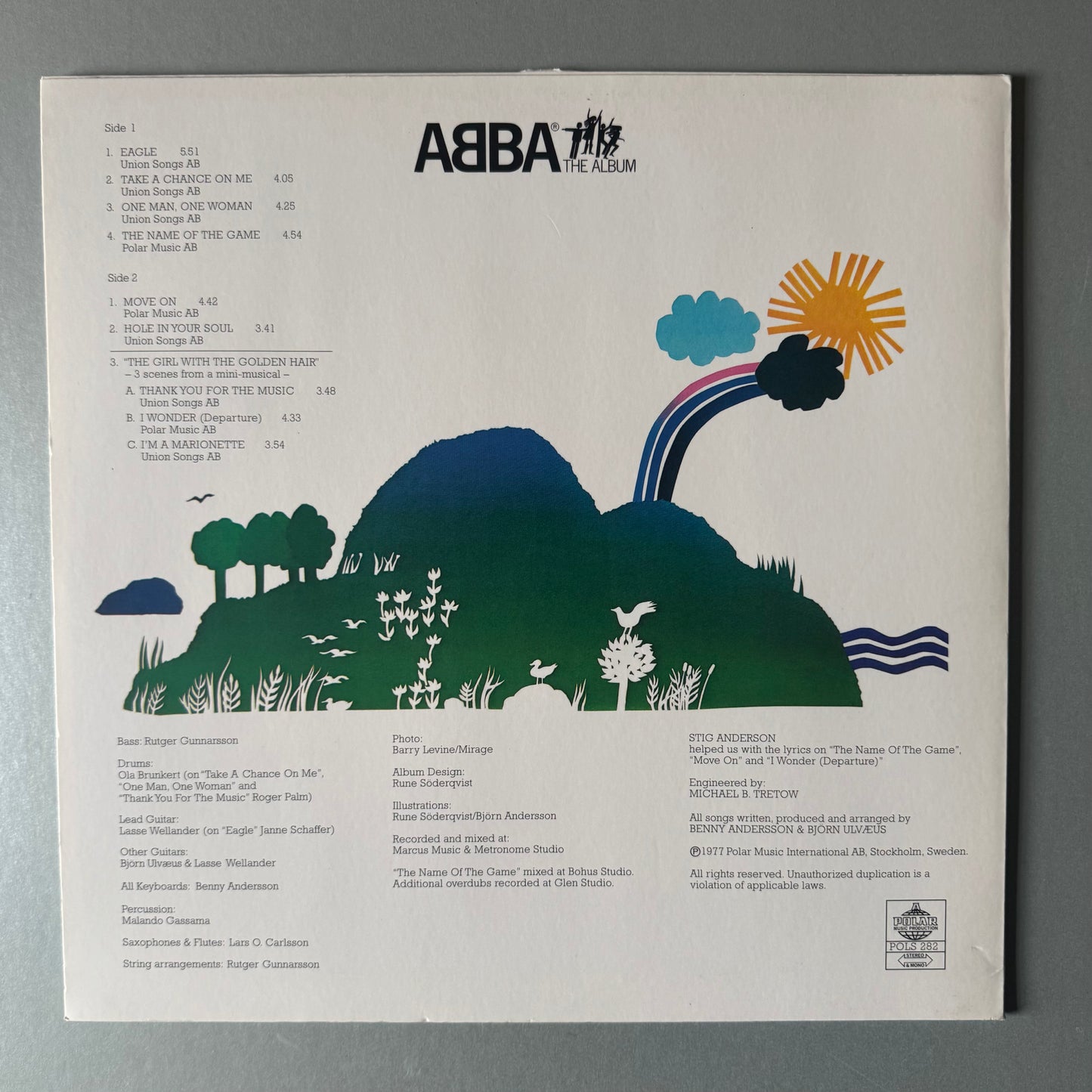 ABBA The Album UK reissue vinyl LP