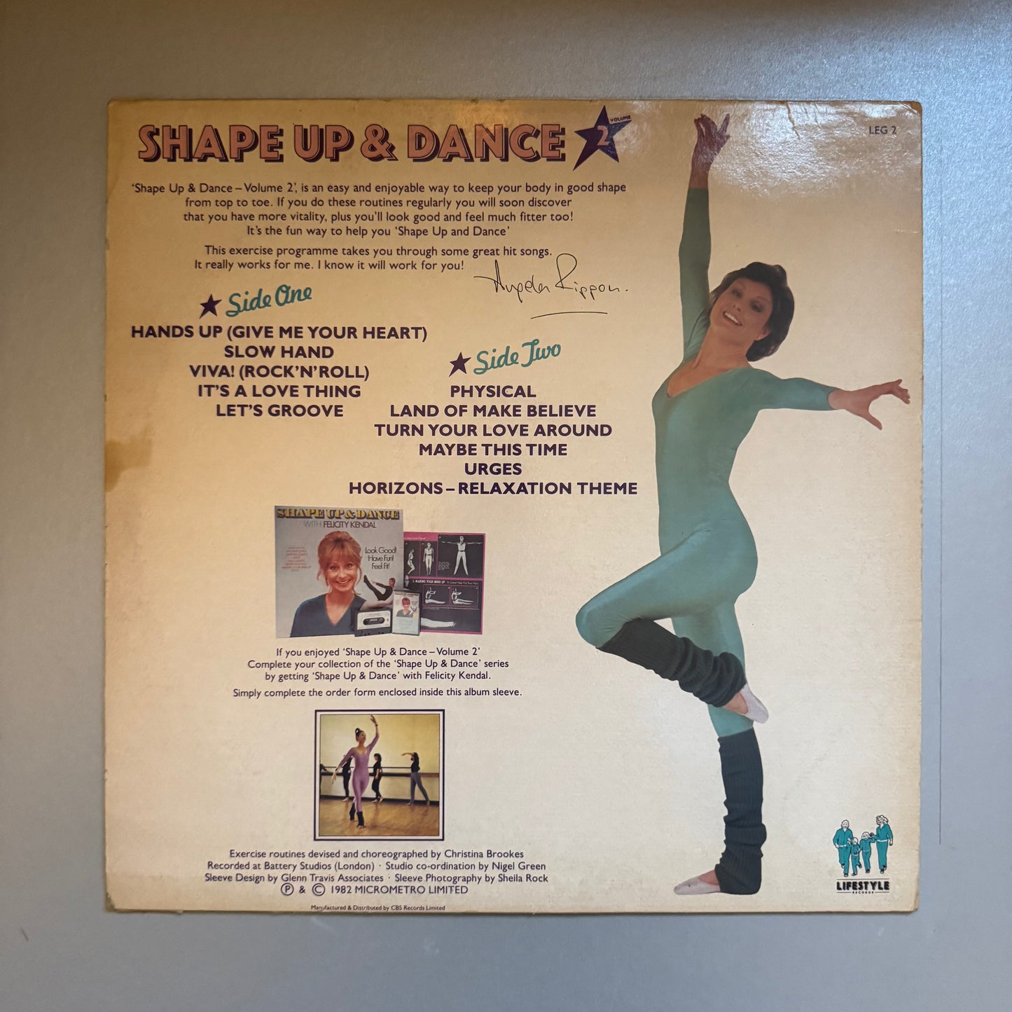 Shape up and Dance with Angela Rippon UK vinyl LP