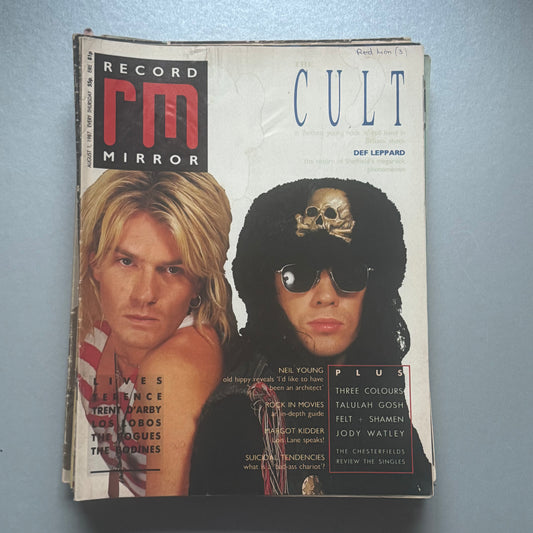 Record Mirror Aug 1 1987