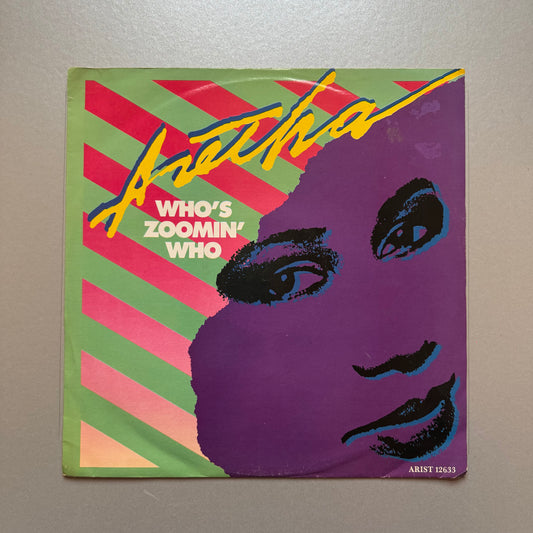 Aretha Franklin Who’s Zoomin’ Who UK 12" single