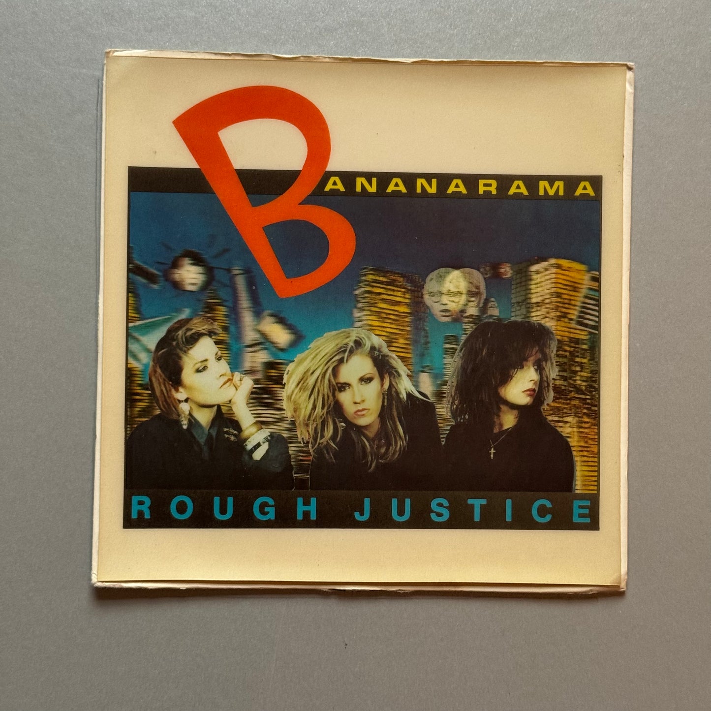 Bananarama Rough Justice UK 7” single w/lenticular sleeve