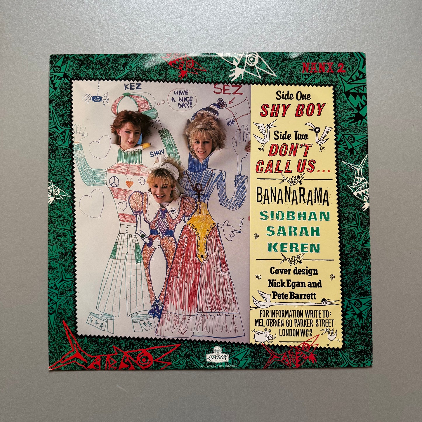 Bananarama Shy Boy UK UK 12“ single