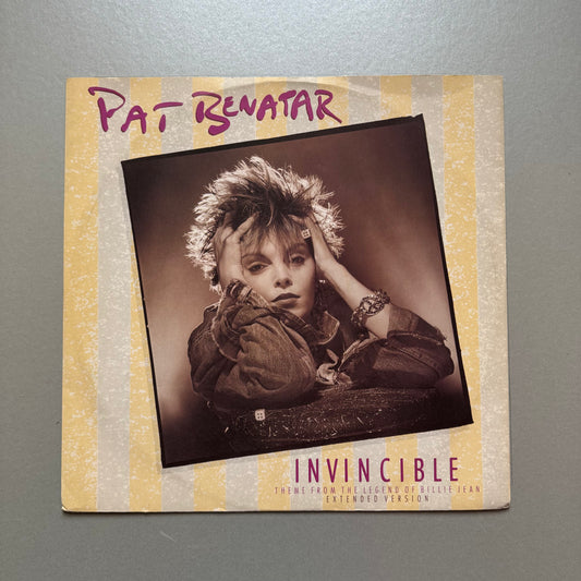 Pat Benatar Invincible UK 12” single