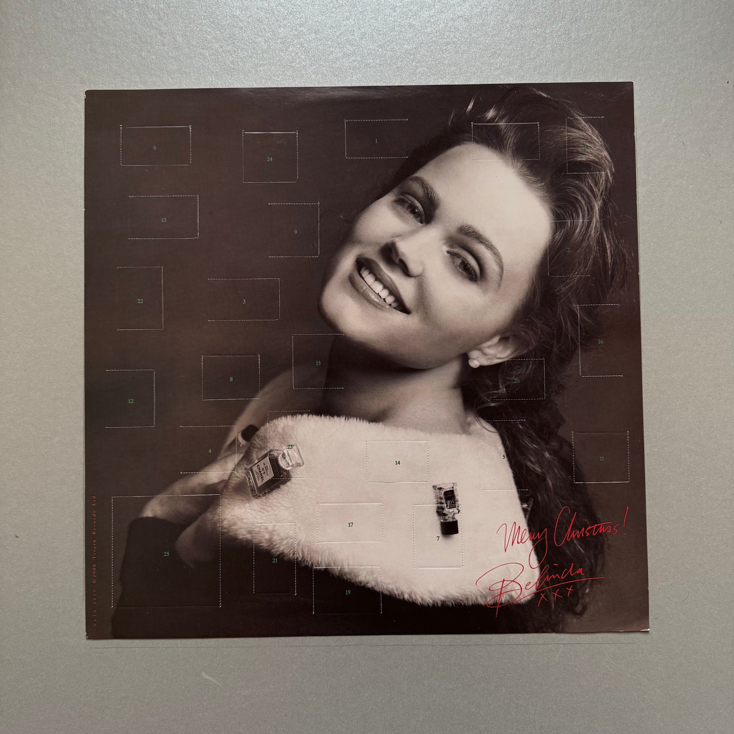 Belinda Carlisle Love Never Dies UK 12” single w/advent calendar