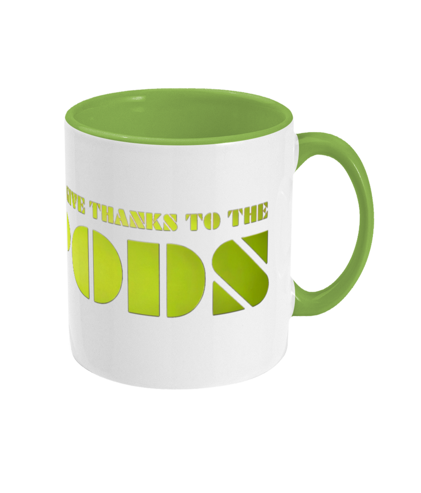 We Give Thanks to The Tripods Mug