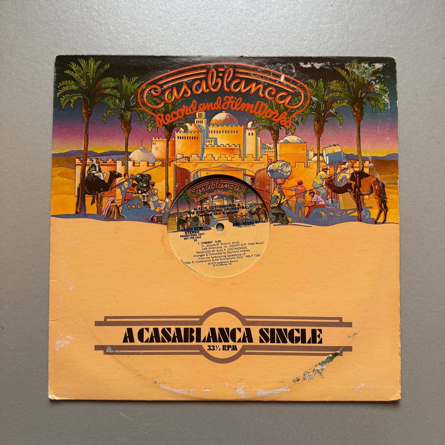 Alec R. Costandinos & the Syncophonic Orchestra Synergy UK 12” single