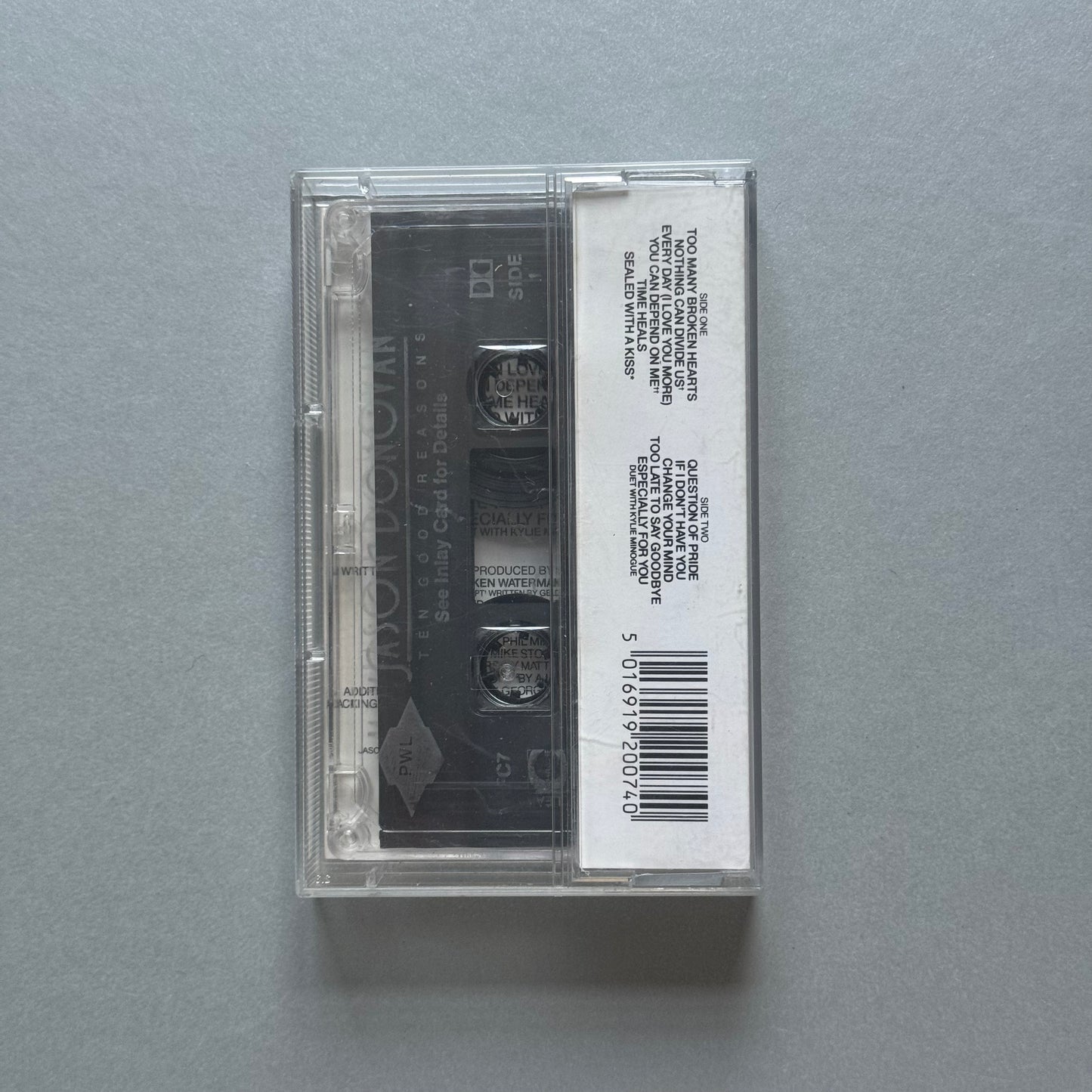Jason Donovan Ten Good Reasons UK cassette